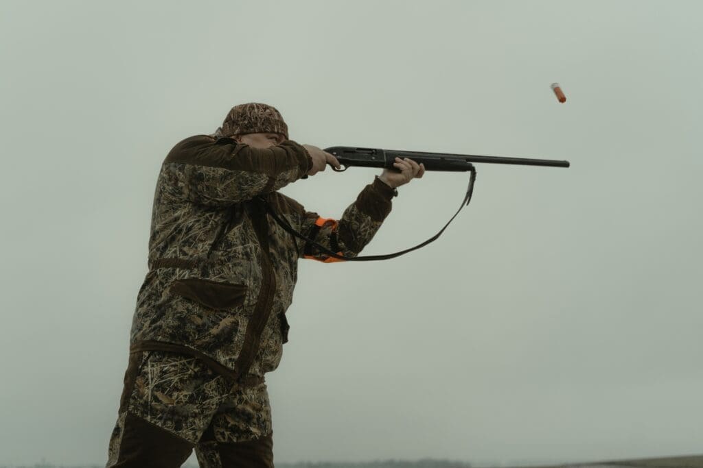 A man hunts while intoxicated